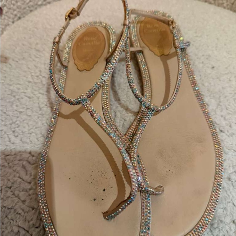 Rene caovilla Rhinestone Sandals
